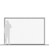 Pannello divisorio MACRO "alveolare" - cm 300x200h  - Pannello divisorio MACRO 