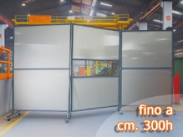 Separè autostabile ALA QUINTA "alveolare" - cm 600x300h (3 elementi)