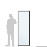 Pannello divisorio CLIPPER "vetroplastico" - cm 65x195h - Pannello divisorio CLIPPER 