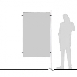 Pannello espositivo EXPO'  "composito aggiuntivo" con  base diritta - cm 105x200h