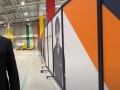 Separè divisorio autoportante su ruote ALA ROLLER 