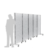 Separè autostabile ALA ROLLER "feltro" - cm 516x190h (5 elementi) - Separè autostabile ALA ROLLER 