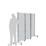 Separè autostabile ALA ROLLER "vetroplastico" - cm 316x190h (3 elementi) - Separè autostabile ALA ROLLER 