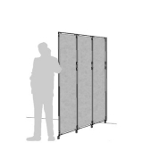 Separè a parete CLIPPER ROLLER LIGHT "feltro" - cm 199x201h (3 elementi) - Separè a parete CLIPPER ROLLER LIGHT 