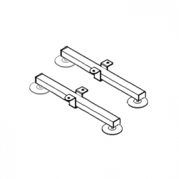 Piede stabilizzatore ALA dritto - cm 45x5h (coppia)