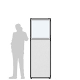 Pannello divisorio CLIPPER "finestrato laminato" - cm 65x195h - Pannello divisorio CLIPPER 