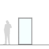 Pannello divisorio MACRO "vetroplastico" - cm 100x200h  - Pannello divisorio MACRO 