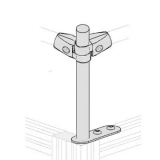 Torretta di collegamento angolare asimmetrica - cm 20h  - Torretta di collegamento angolare asimmetrica - cm 20h 