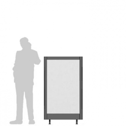 Pannello divisorio XILOX "laminato" - cm 80x140h