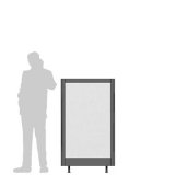 Pannello divisorio XILOX "laminato" - cm 80x140h - Pannello divisorio XILOX 