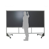 Lavagna su ruote MACRO LAVAGNA effetto "ardesia" cm.306x208h - Lavagna su ruote MACRO LAVAGNA effetto 