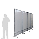 Separè autostabile MACRO SLIDE "alveolare" - cm 600x250h (4 elementi) - Separè autostabile MACRO SLIDE 