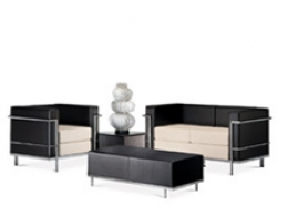 Sedia fissa senza braccioli,  telaio verniciato grigio a sezione ovale.